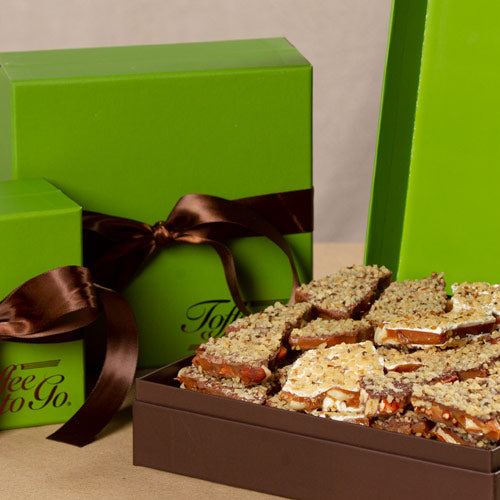 Open Box of Assorted Toffee